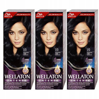 Wellaton Intense Farba włosów 1/0 Granatowa Czerń x3