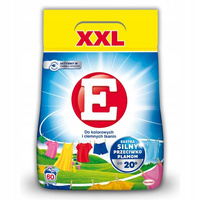 E Proszek do Prania Kolorowych i Ciemnych Tkanin XXL 3,3kg 60 prań