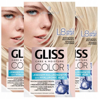 Gliss Color Intensywny Rozjaśniacz L8 x3