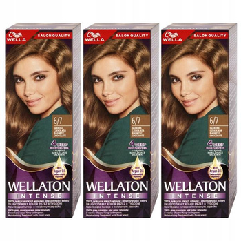 Wellaton Intense Farba Włosów 6/7 Głęboka Czekolad x3
