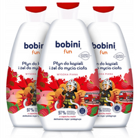 Bobini Płyn do Kąpieli Żel do Mycia dla Dzieci 3op