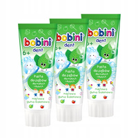 Bobini Dent Pasta do Zębów dla Dzieci 6+ 75 ml x3