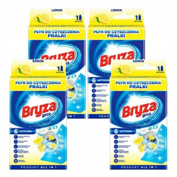 Bryza Płyn do Czyszczenia Pralki Lemon 4x250ml