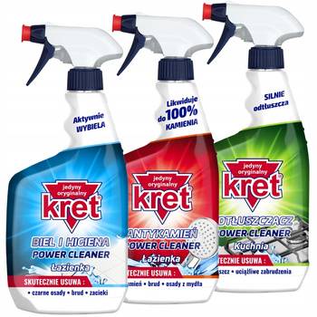 KRET Płyn do Czyszczenia Kuchni Łazienki MIX 1,86L