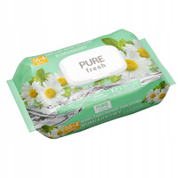 Pure Fresh Papier Toaletowy Nawilżany Rumianek 60 szt.