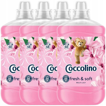 Coccolino Silk Lily Płyn do Płukania Tkanin Fresh & Soft 4x1,7L 272 prań