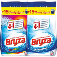 Bryza Proszek do Prania 4w1 Zestaw Color + White