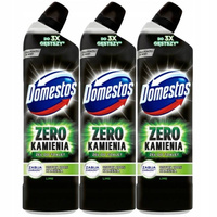 Domestos Zero Kamienia Lime Żel do WC 3x750ml