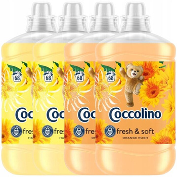 Coccolino Płyn do Płukania Tkanin Fresh & Soft Zestaw Mix 4x1,7L 272 pr