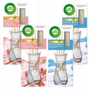Air Wick Patyczki zapachowe Jedwab + Poranek 4szt