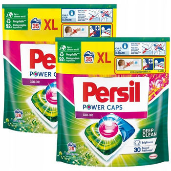 Persil Power Caps Kapsułki do Prania Koloru Zestaw 70 szt.