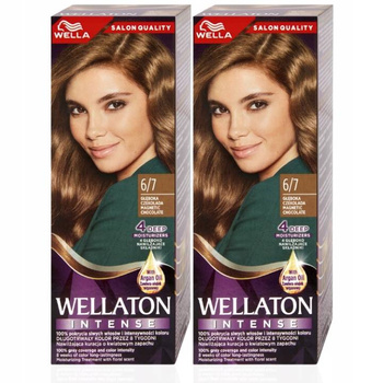 Wellaton Intense Farba Włosów 6/7 Głęboka Czekolad x2