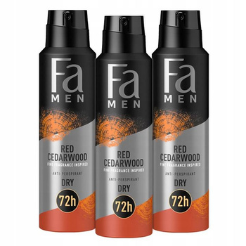 Fa Men Dezodorant w Sprayu Drzewo Cedrowe Zestaw