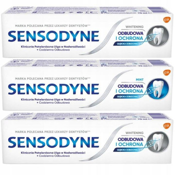 Sensodyne Odbudowa i Ochrona Pasta do Zębów 3x75ml