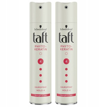 Taft 250ml Keratin Lakier do Włosów x2