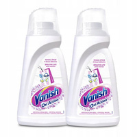 Vanish Oxi White Odplamiacz w Płynie do Bieli 1L X2
