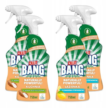 Cillit Bang Płyn do Czyszczenia Zestaw 750ml x4