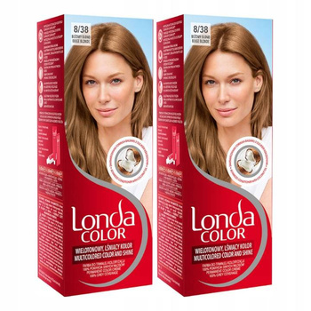 Londa Color Farba do Włosów Beżowy Blond 8/38 x2