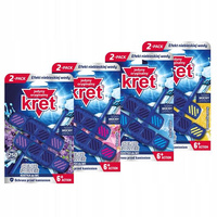Kret Zawieszka do WC Barwiąca MIX 40g x4  opak