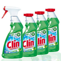 Clin Płyn do Mycia Szyb Apple 500ml + 3x Zapas