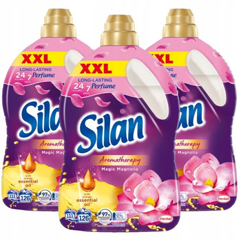 Silan Płyn do Płukania Tkanin Magnolia 2,7L 126pr x3
