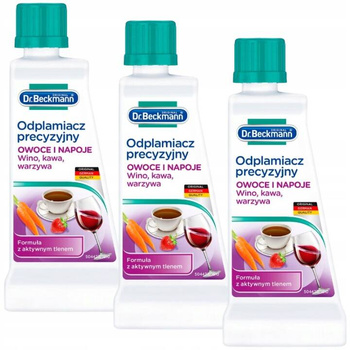 Dr. Beckmann Odplamiacz Precyzyjny Owoce i Napoje x3