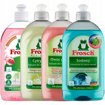 Frosch Koncentrat Balsam do Mycia Naczyń MIX 4x500
