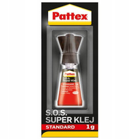 Pattex Klej Super Glue Klej Błyskawiczny SOS 1g