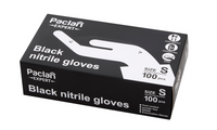 Paclan Expert Rękawice Nitrylowe S Czarne 100 szt.