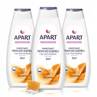 Apart Żel pod Prysznic Damski Mleko i Miód 900ml x3