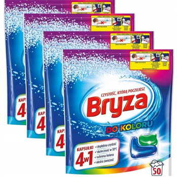 Bryza Caps 4w1 Kapsułki do Prania Koloru 50 szt.