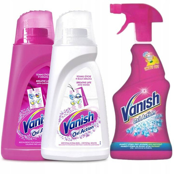Vanish Oxi Odplamiacz Płyn 2L + Spray Oxi Vanish