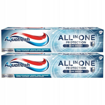 Aquafresh All In One Protection Pure Breath 2x100ml
