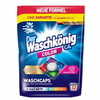 Waschkonig Kapsułki do Prania Color 5-Komorowe 32 szt.t.