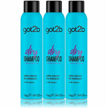 Got2b Fresh It Up Extra Volume Suchy Szampon 3x200ml