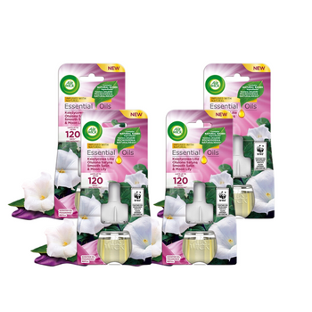 Air Wick Wkład Elektryczny Księżyc Lilia 19ml x4