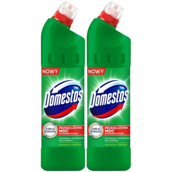 Domestos Pine Żel do Czyszczenia WC 1000ml x2