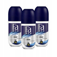 Fa MEN Dezodorant w kulce Sport 50ml x3