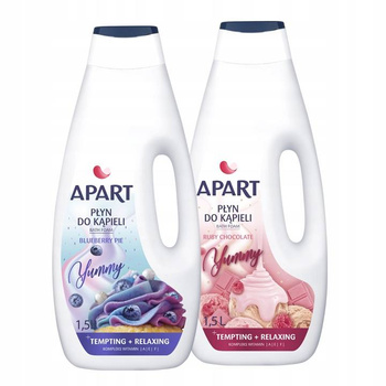 Apart Yummy Płyn do kąpieli 1,5l x2