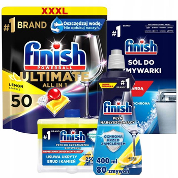 Finish Zestaw Kapsułki Ultimate 50 XL 4 produktów