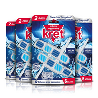 KRET Kostka do WC Marine fresh 2x40g Zestaw 4 op