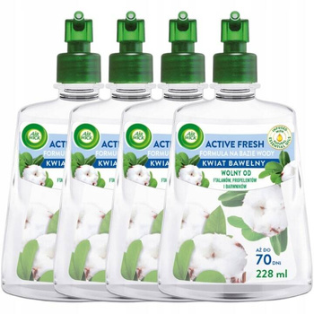 Air Wick Active Fresh Odświeżacz Powietrza 4x228ml Wkład