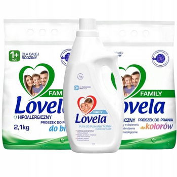 LOVELA Family Proszki do Prania + Płyn do Płukania