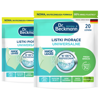 Dr Beckmann Chusteczki do Prania Uniwersalne 20szt x2