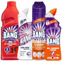 Cillit Bang Zestaw Płynów do Dezynfekcji Łazienki Piana Udrażniacz do Rur
