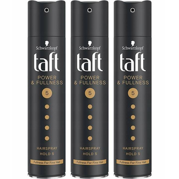 Taft Power Fullness Lakier do Włosów 250ml x3