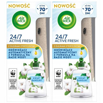 Air Wick Active Fresh Odświeżacz Powietrza Komplet x2