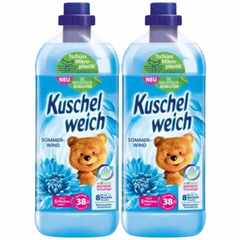 Kuschelweich Sommerwind Płyn do Płukania 1L 38pr x2