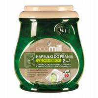 ECOMILL kapsułki do prania uniwersalne z ekstraktem z zielonej herbaty 50szt