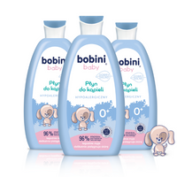 Bobini Baby Płyn do Kąpieli dla Niemowląt 300ml x3
